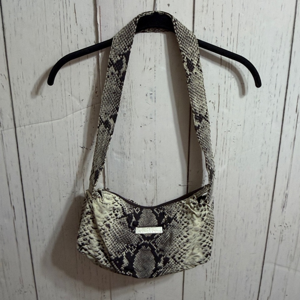 Trussardi Snake Skin Shoulder Bag Purse